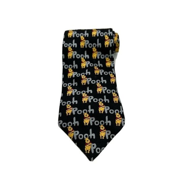 Disney Winnie The Pooh Men's Neck Tie 100% Silk‎ - Picture 1 of 6